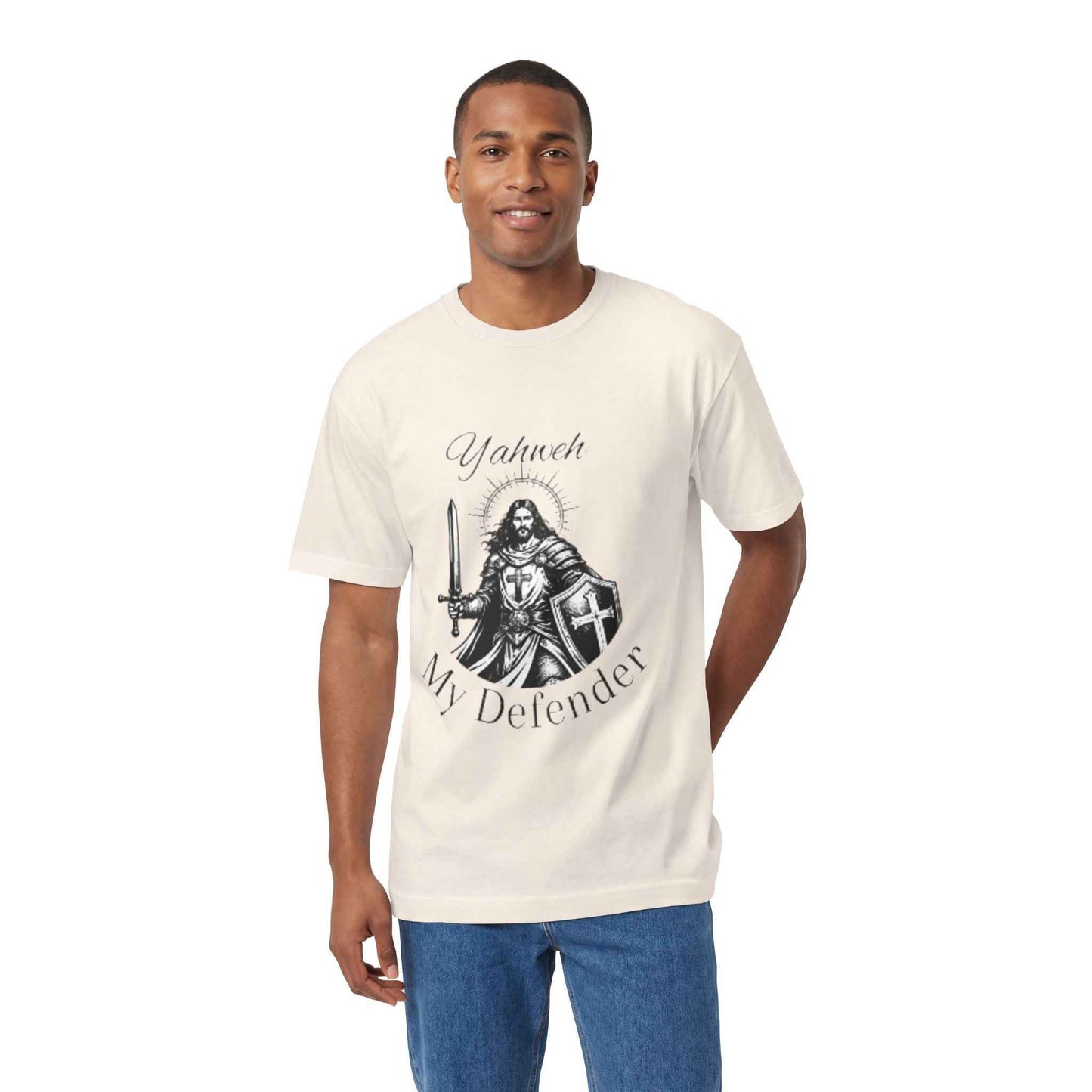 Yahweh My Defender T-Shirt — Christian Knight Faith Tee