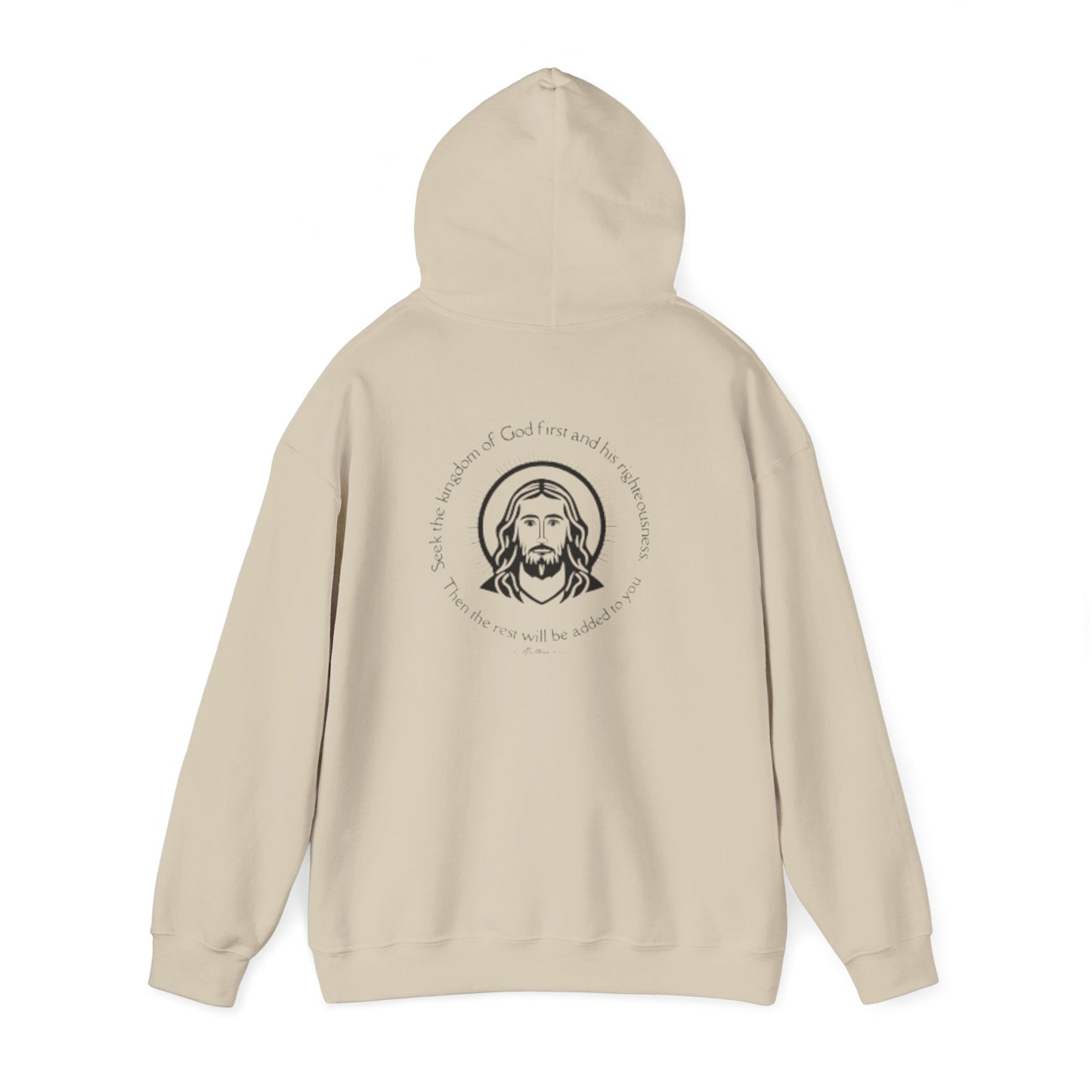 Sweat à capuche Portrait de Jésus-Christ – Sweat religieux inspirant « Prie toujours »
