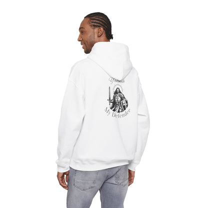 Sweat à capuche — Sweat à capuche avec motif chevalier "You Are My Defender"