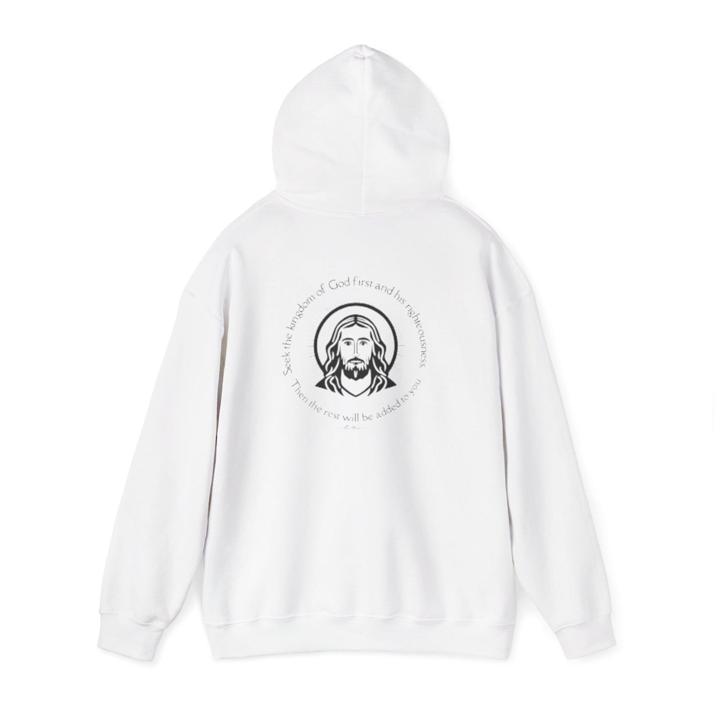 Christian Jesus Portrait Hoodie — 'Pray Always' Inspirational Religious Sweatshirt