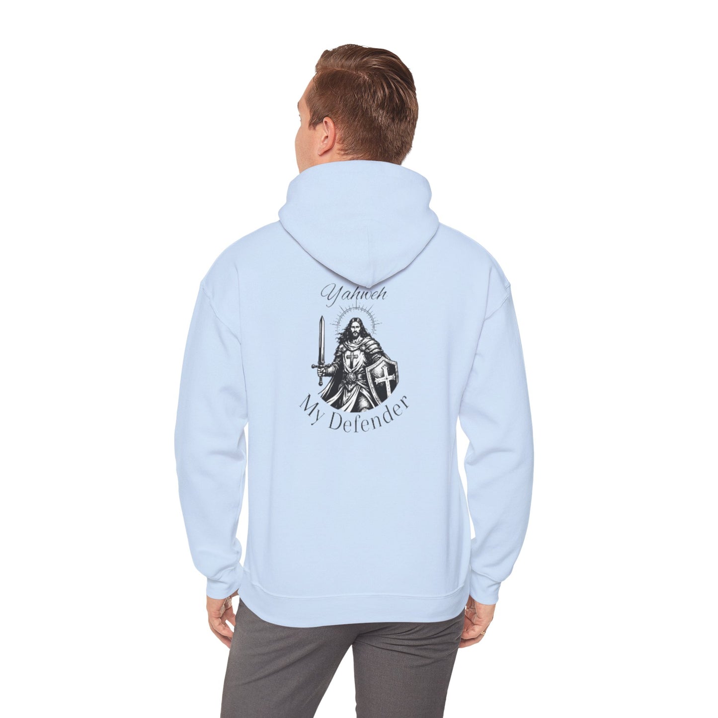 Sweat à capuche — Sweat à capuche avec motif chevalier "You Are My Defender"