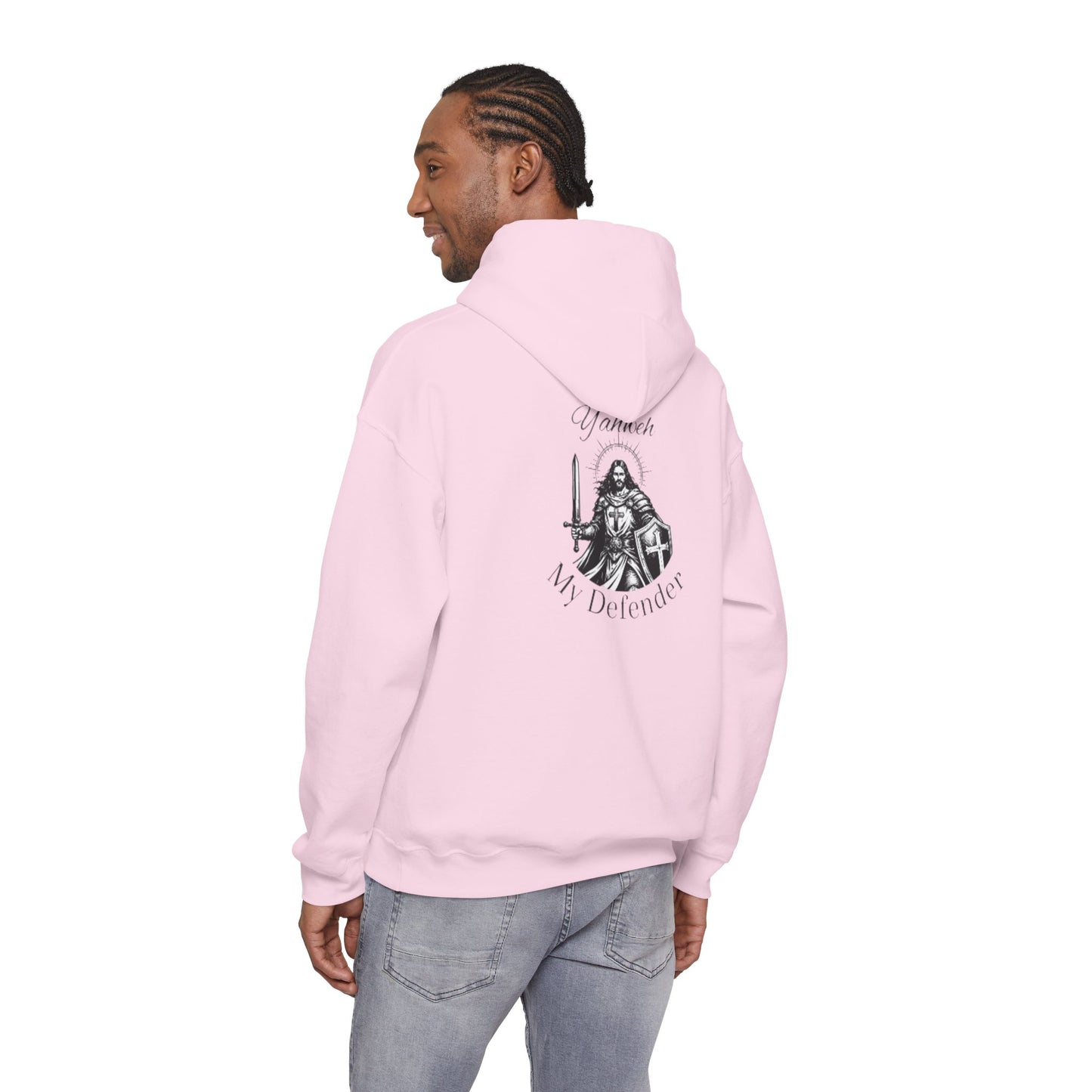 Sweat à capuche — Sweat à capuche avec motif chevalier "You Are My Defender"