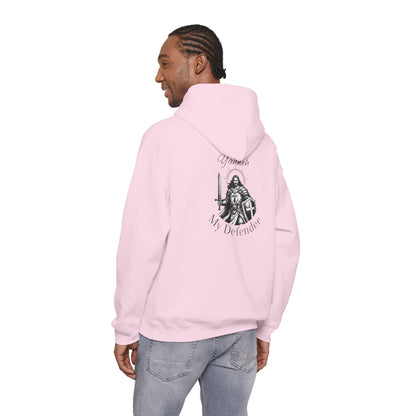 Sweat à capuche — Sweat à capuche avec motif chevalier "You Are My Defender"