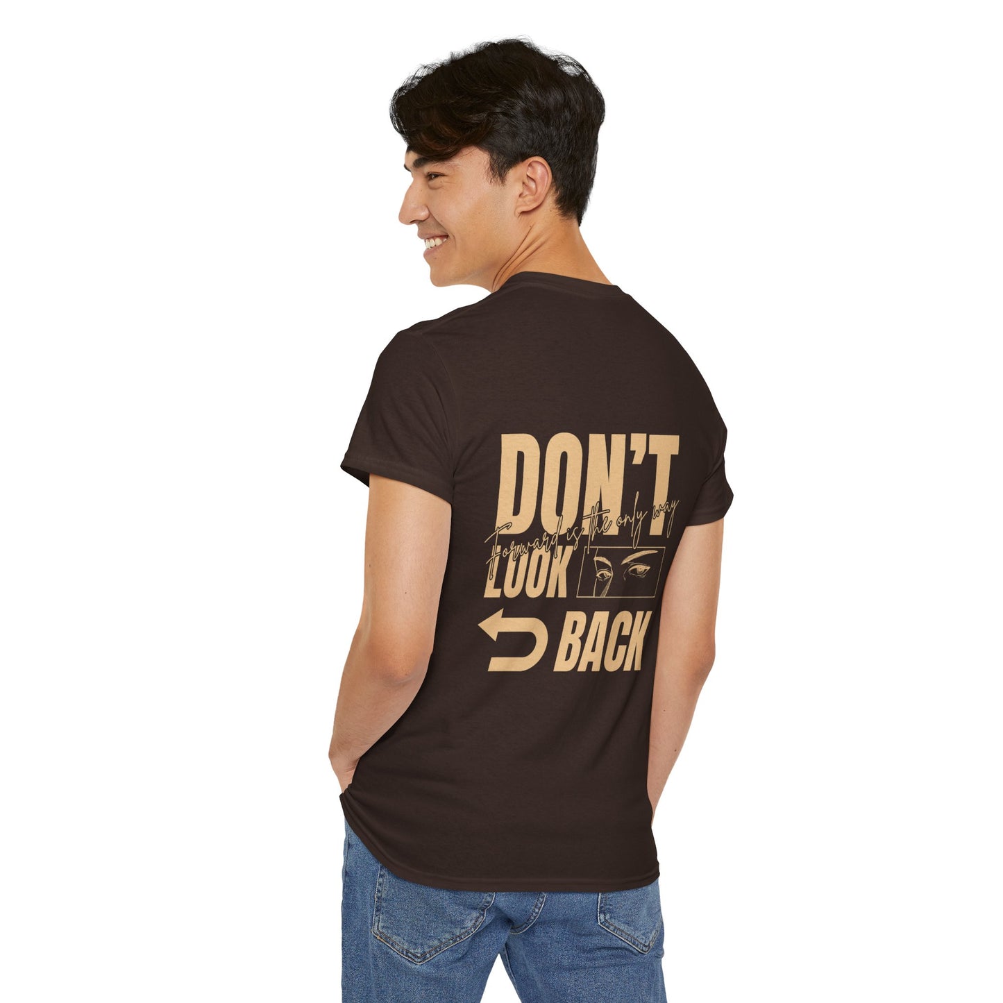 Don't Look Back Christian T-Shirt — Faith Encouragement Tee