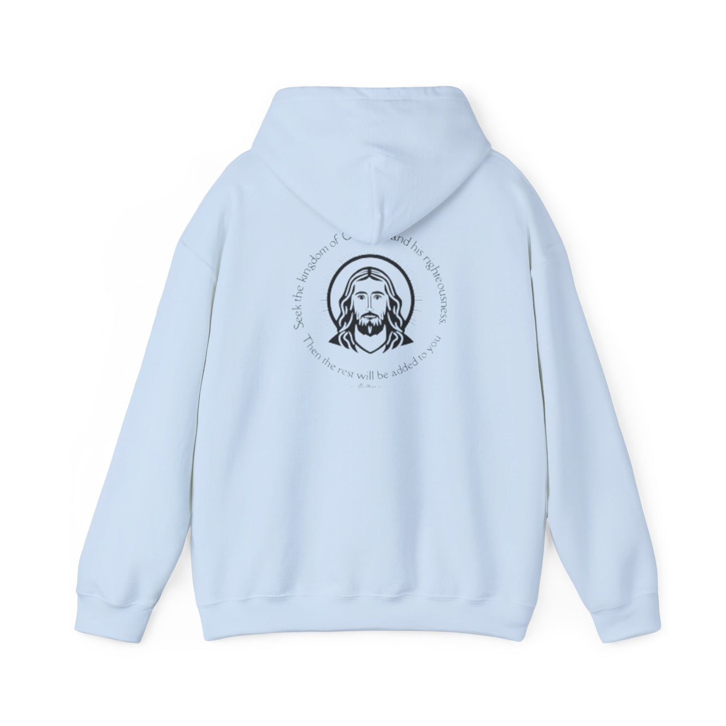 Sweat à capuche Portrait de Jésus-Christ – Sweat religieux inspirant « Prie toujours »
