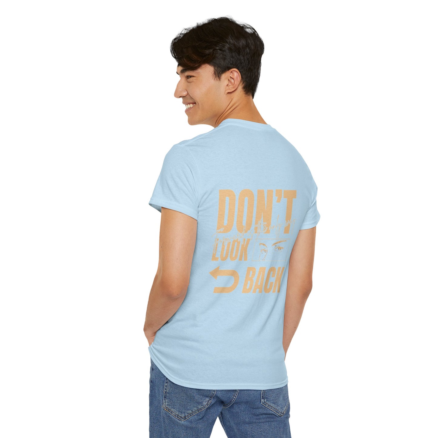 Don't Look Back Christian T-Shirt — Faith Encouragement Tee