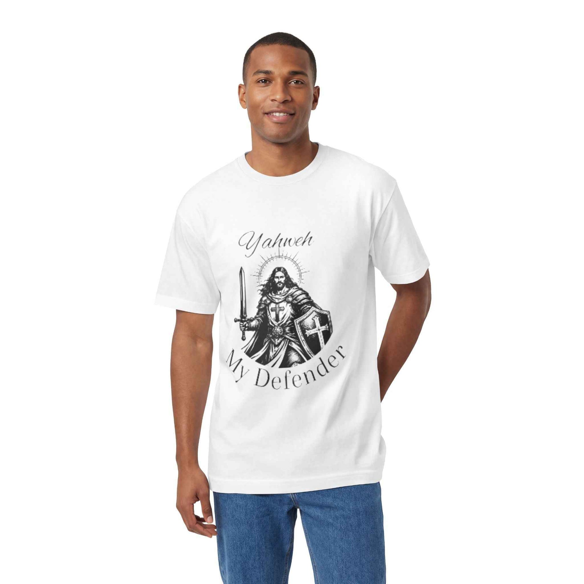 Yahweh My Defender T-Shirt — Christian Knight Faith Tee