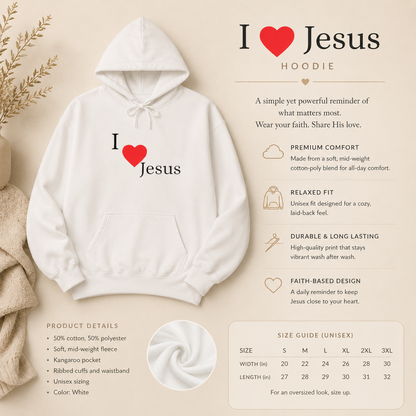I Love Jesus hoodie