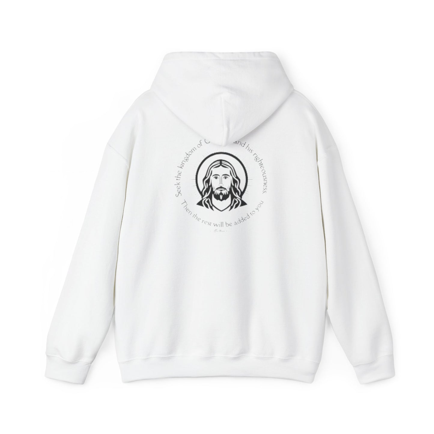 Christian Jesus Portrait Hoodie — 'Pray Always' Inspirational Religious Sweatshirt