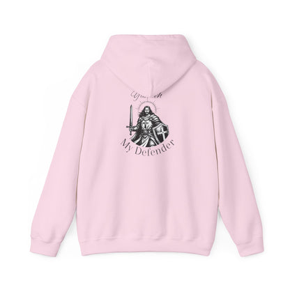 Sweat à capuche — Sweat à capuche avec motif chevalier "You Are My Defender"