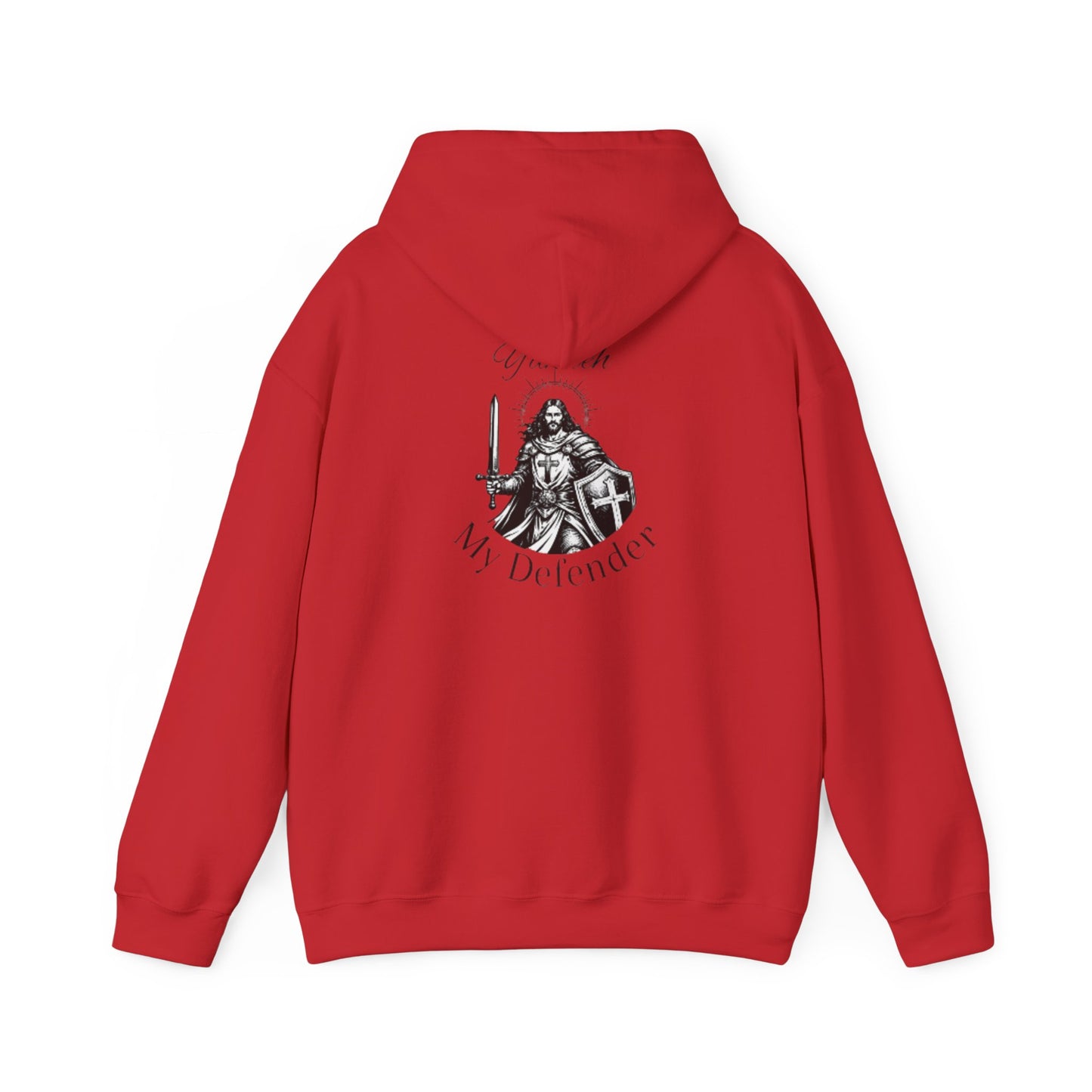 Sweat à capuche — Sweat à capuche avec motif chevalier "You Are My Defender"