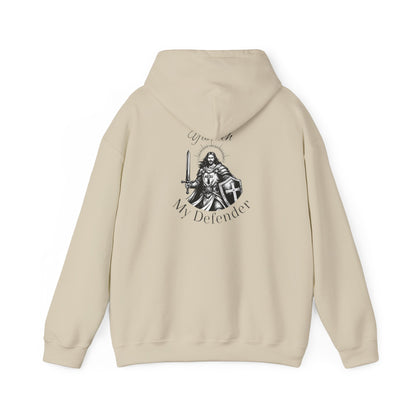 Sweat à capuche — Sweat à capuche avec motif chevalier "You Are My Defender"