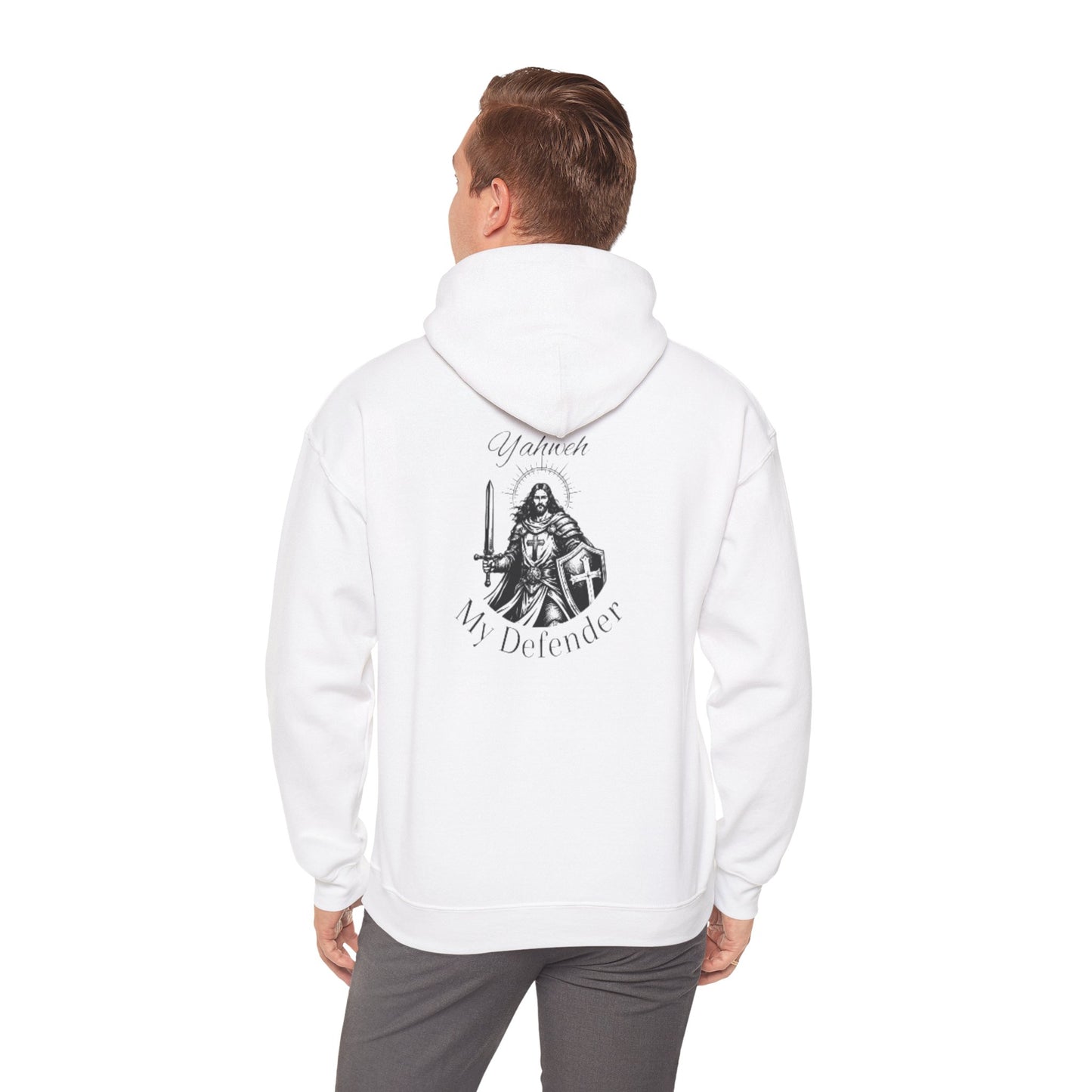 Sweat à capuche — Sweat à capuche avec motif chevalier "You Are My Defender"