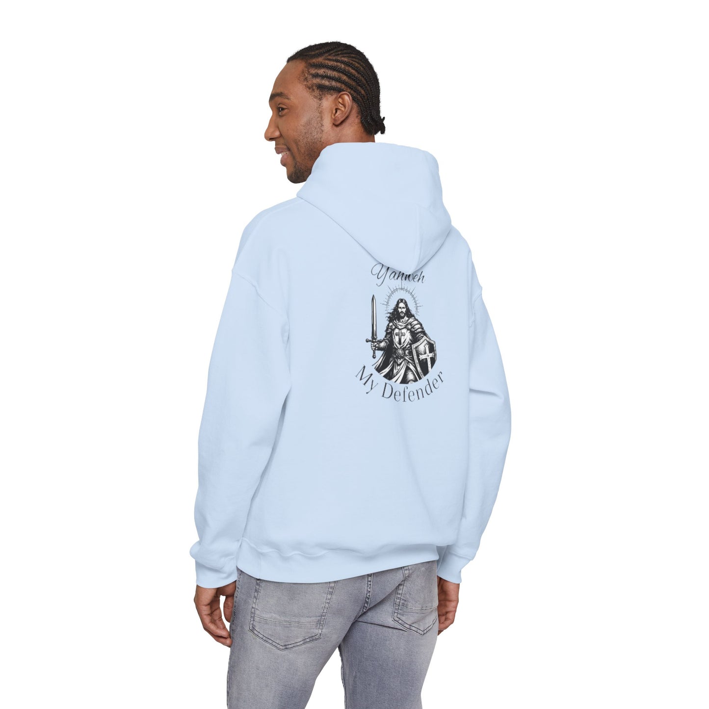 Sweat à capuche — Sweat à capuche avec motif chevalier "You Are My Defender"