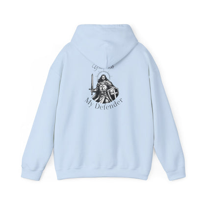 Sweat à capuche — Sweat à capuche avec motif chevalier "You Are My Defender"