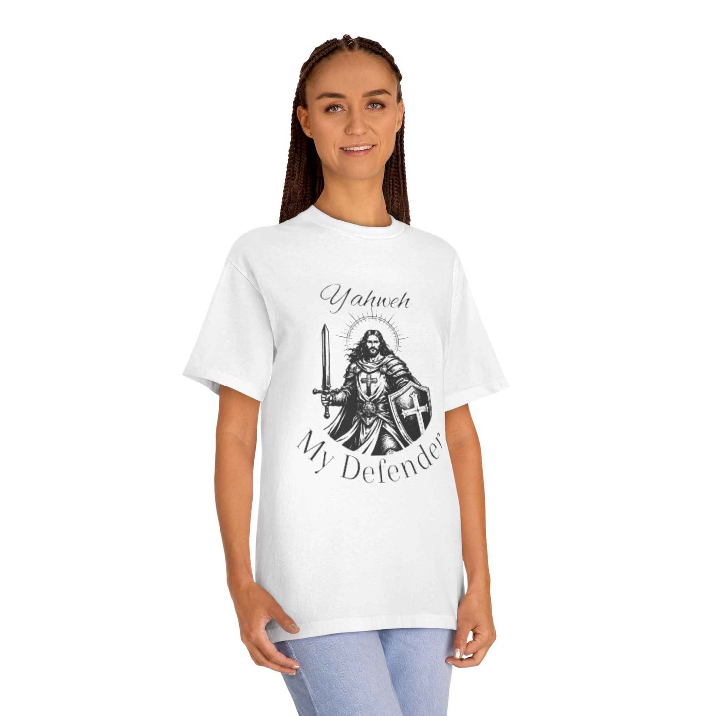 Yahweh My Defender T-Shirt — Christian Knight Faith Tee