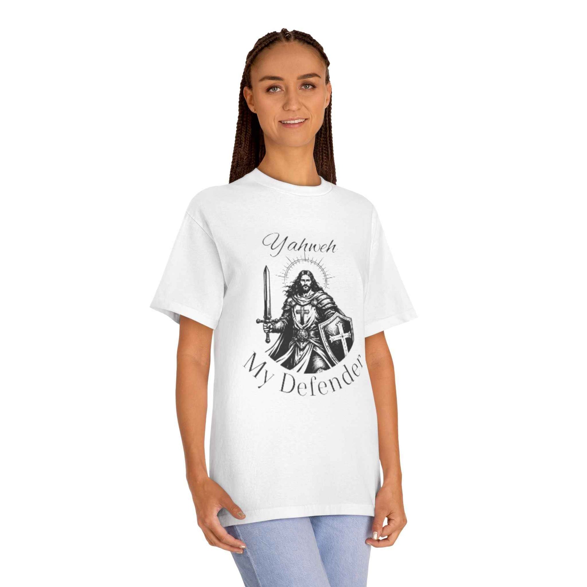 Yahweh My Defender T-Shirt — Christian Knight Faith Tee