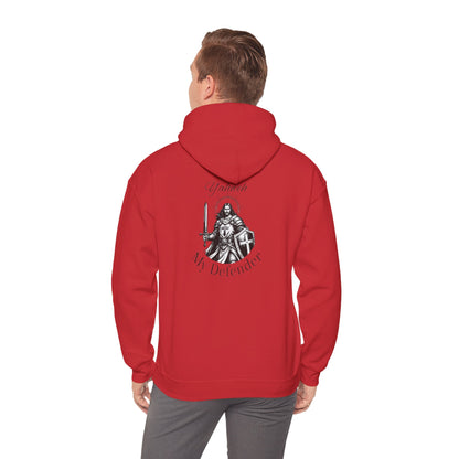 Sweat à capuche — Sweat à capuche avec motif chevalier "You Are My Defender"