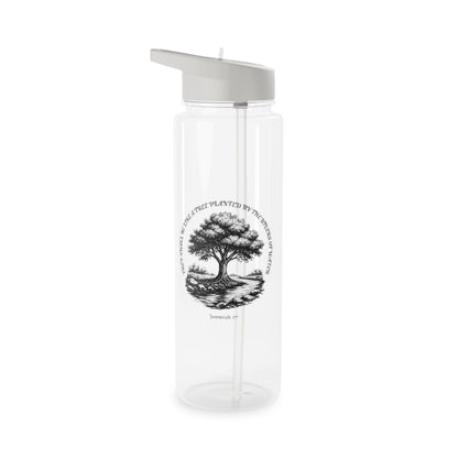 Copie de la bouteille d'eau Tritan "Arbre de vie" | Motif botanique naturel