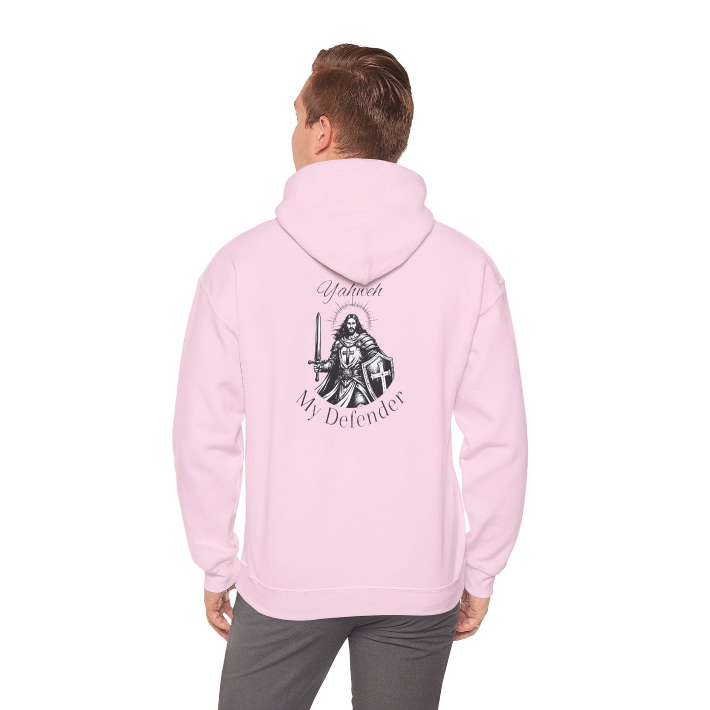 Sweat à capuche — Sweat à capuche avec motif chevalier "You Are My Defender"